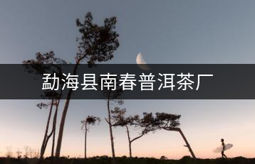 勐海縣南春普洱茶廠(chǎng)