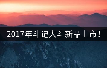 2017年斗記大斗新品上市!