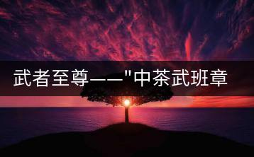 武者至尊——”中茶武班章”,帷幕之后的王者風范