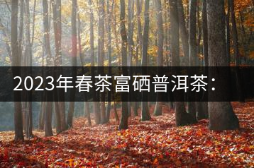 2023年春茶富硒普洱茶：1.富硒有機(jī)手工生普，市場(chǎng)指導(dǎo)價(jià)800元／公斤；2.富硒有機(jī)一級(jí)紅茶，市場(chǎng)指導(dǎo)價(jià)800元／公斤；3.富硒有機(jī)熟普餅，市場(chǎng)指導(dǎo)價(jià)1000元／公斤；4.富硒有機(jī)月光白茶，市場(chǎng)指導(dǎo)價(jià)800元／公斤。
