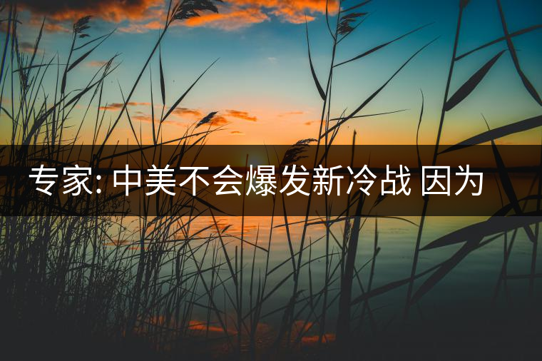 專家: 中美不會(huì)爆發(fā)新冷戰(zhàn) 因?yàn)槊绹?guó)沒那能力 專家: 中美不會(huì)爆發(fā)新冷戰(zhàn) 因?yàn)槊绹?guó)沒那能力