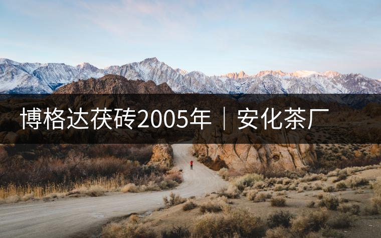 博格達茯磚2005年|安化茶廠定制款,金花滿披,梅山韻濃! 博格達茯磚2005年|安化茶廠定制款,金花滿披,梅山韻濃!