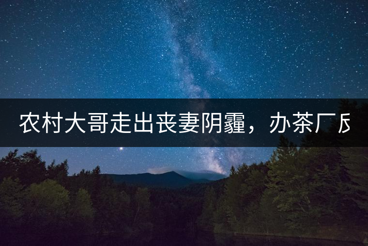 農村大哥走出喪妻陰霾,辦茶廠反哺鄉鄰,每天處理鮮葉4000斤 農村大哥走出喪妻陰霾,辦茶廠反哺鄉鄰,每天處理鮮葉4000斤