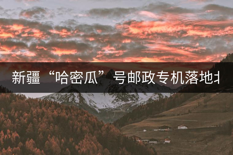 新疆“哈密瓜”號郵政專機落地北京，243種哈密瓜你見過嗎？