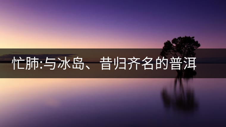 忙肺:與冰島、昔歸齊名的普洱茶忙肺：與冰島、昔歸齊名的普洱茶