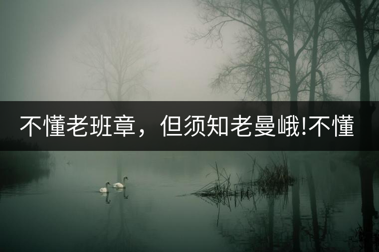 不懂老班章，但須知老曼峨!不懂老班章，但須知老曼峨！