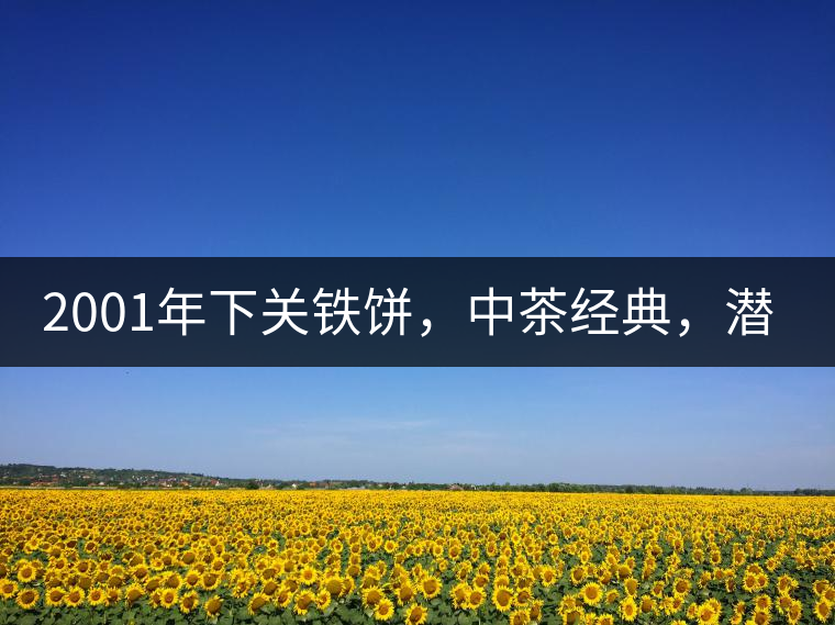 2001年下關鐵餅,中茶經(jīng)典,潛力可期! 2001年下關鐵餅,中茶經(jīng)典,潛力可期!