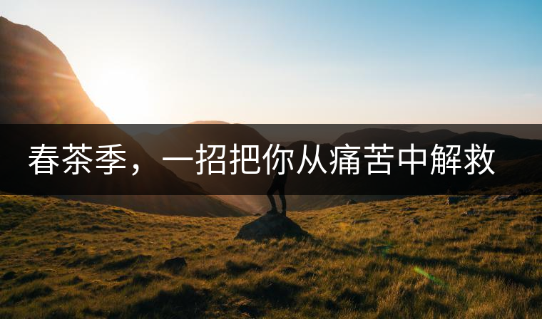 春茶季,一招把你從痛苦中解救出來(lái) 春茶季,一招把你從痛苦中解救出來(lái)