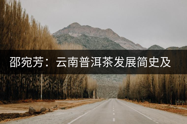 邵宛芳：云南普洱茶發展簡史及其特性
