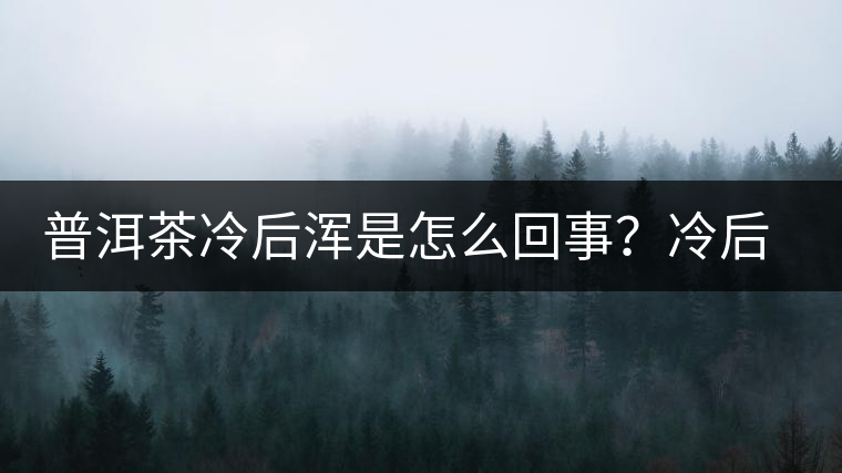 普洱茶冷后渾是怎么回事？冷后渾的普洱茶品質好不好？