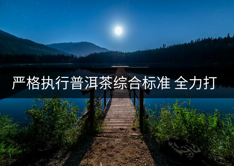 嚴(yán)格執(zhí)行普洱茶綜合標(biāo)準(zhǔn) 全力打造百分普洱茶