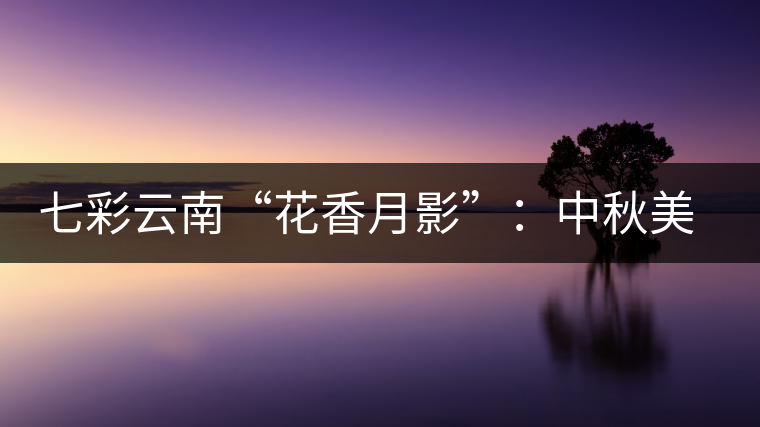 七彩云南“花香月影”：中秋美食魔力搭配
