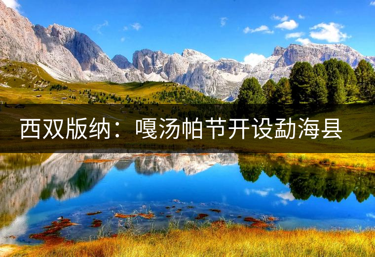 西雙版納：嘎湯帕節開設勐海縣民族茶文化特色走廊