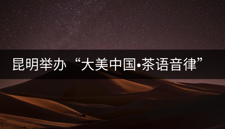 昆明舉辦“大美中國?茶語音律”主題茶會 昆明舉辦“大美中國?茶語音律”主題茶會