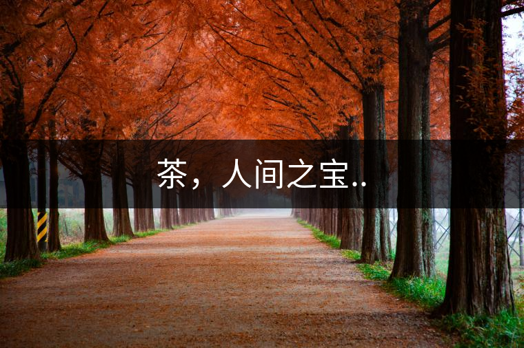 茶,人間之寶.. 茶,人間之寶..