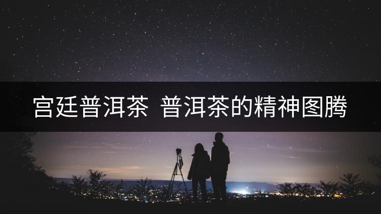 宮廷普洱茶 普洱茶的精神圖騰 宮廷普洱茶 普洱茶的精神圖騰