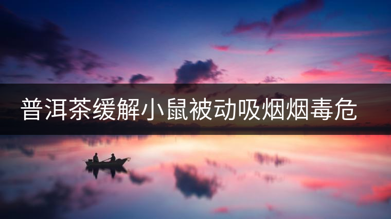 普洱茶緩解小鼠被動吸煙煙毒危害的研究初報 普洱茶緩解小鼠被動吸煙煙毒危害的研究初報