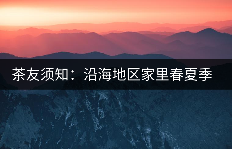 茶友須知：沿海地區家里春夏季節如何存儲普洱茶?