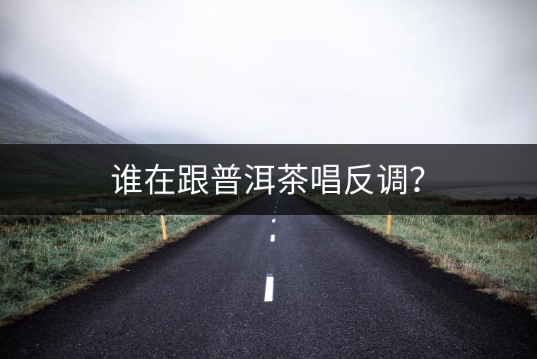 誰在跟普洱茶唱反調(diào)？