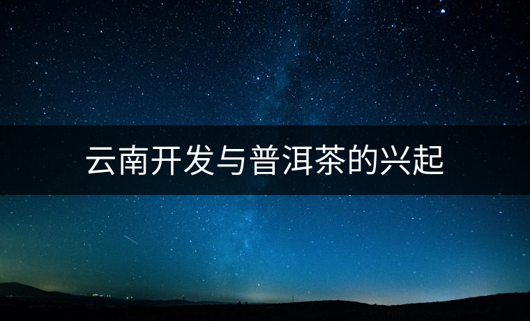 云南開發與普洱茶的興起