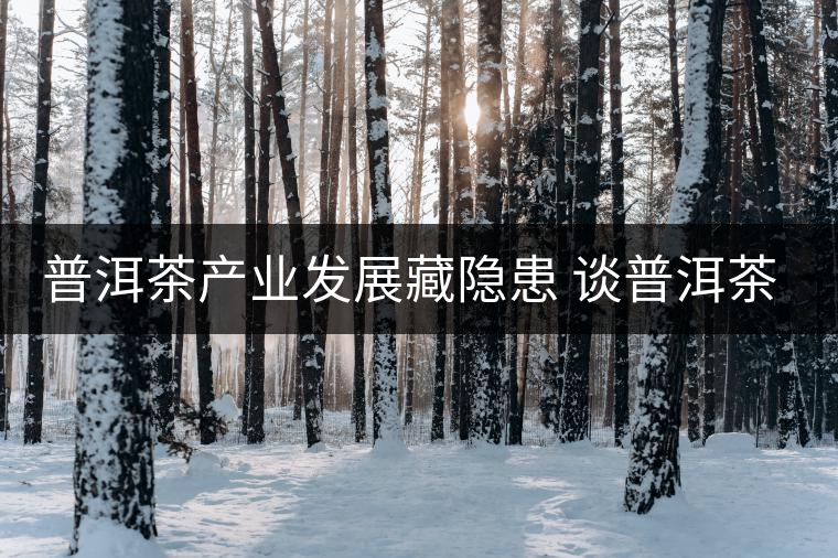 普洱茶產業發展藏隱患 談普洱茶產品的五大混亂