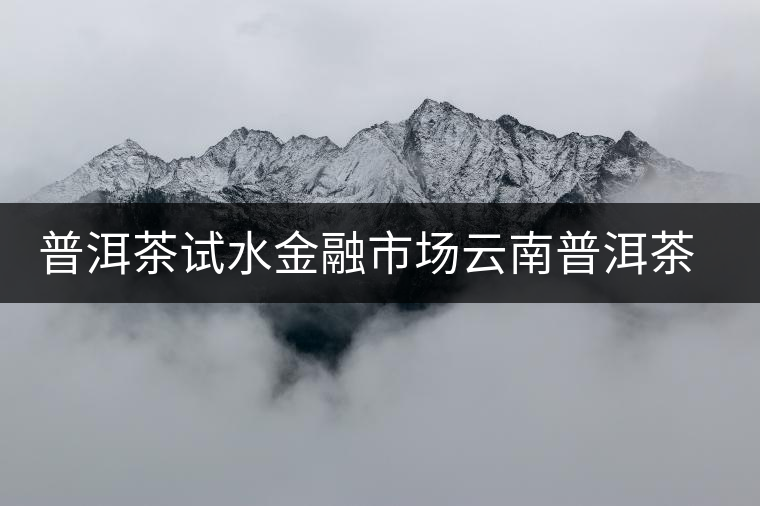 普洱茶試水金融市場云南普洱茶企在北京國際版權交易中心掛牌上市 普洱茶試水金融市場云南普洱茶企在北京國際版權交易中心掛牌上市