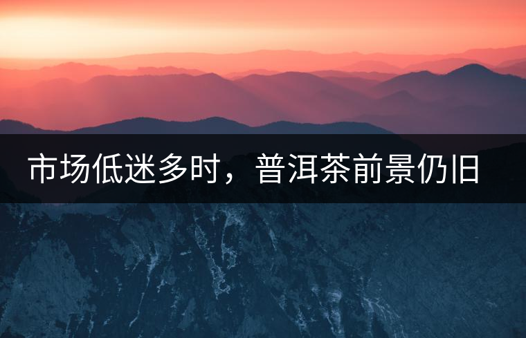 市場低迷多時，普洱茶前景仍舊被大佬們看好