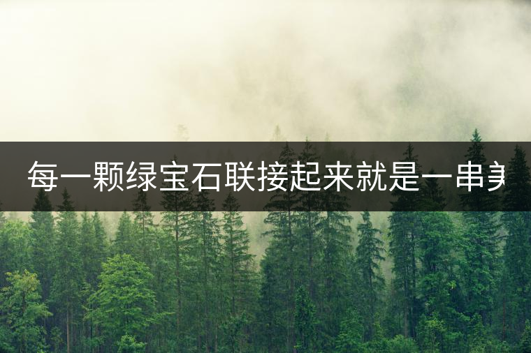 每一顆綠寶石聯(lián)接起來就是一串美麗的項(xiàng)鏈 ——關(guān)于小產(chǎn)區(qū)茶的遐想