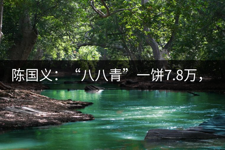 陳國(guó)義:“八八青”一餅7.8萬(wàn),“我沒(méi)貨供應(yīng)了” 陳國(guó)義:“八八青”一餅7.8萬(wàn),“我沒(méi)貨供應(yīng)了”