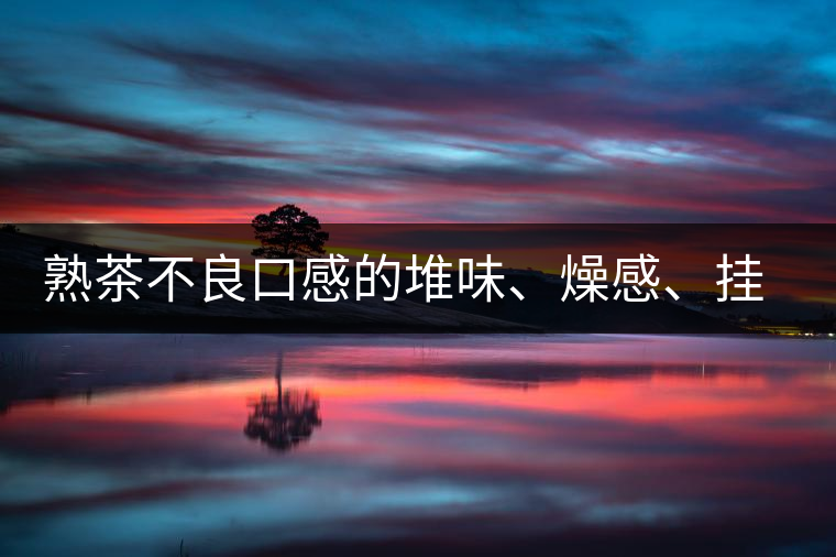 熟茶不良口感的堆味、燥感、掛喉
