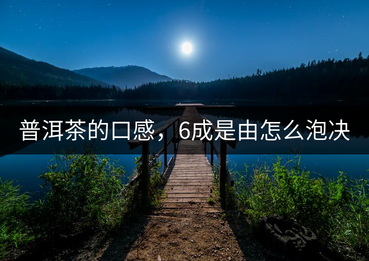 普洱茶的口感，6成是由怎么泡決定的！