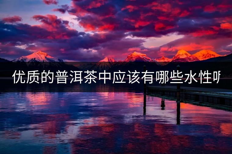 優質的普洱茶中應該有哪些水性呢? 優質的普洱茶中應該有哪些水性呢?