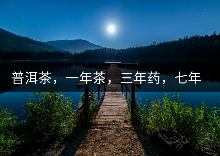 普洱茶,一年茶,三年藥,七年寶 普洱茶,一年茶,三年藥,七年寶