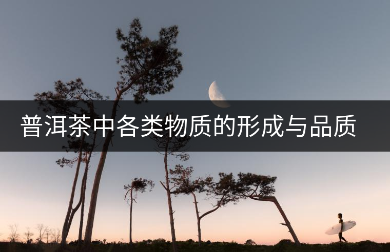普洱茶中各類物質的形成與品質關系 普洱茶中各類物質的形成與品質關系