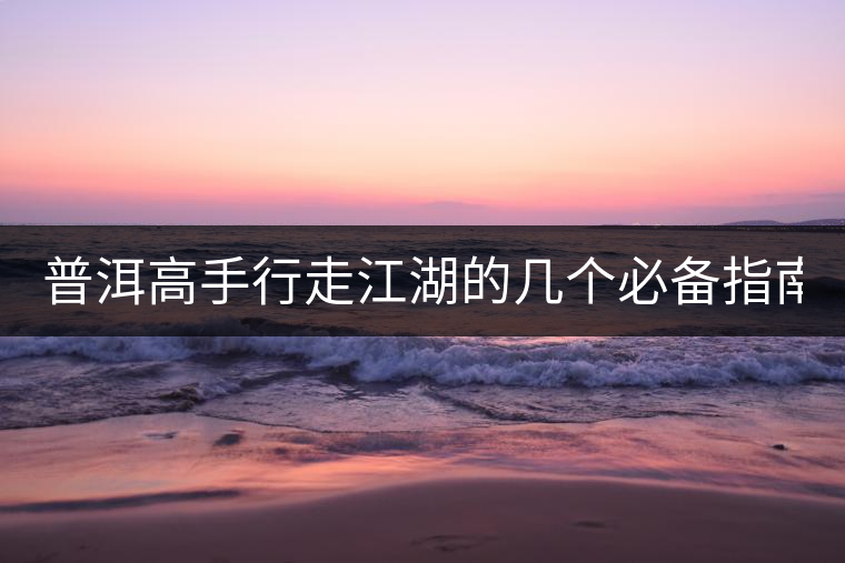 普洱高手行走江湖的幾個必備指南! 普洱高手行走江湖的幾個必備指南!