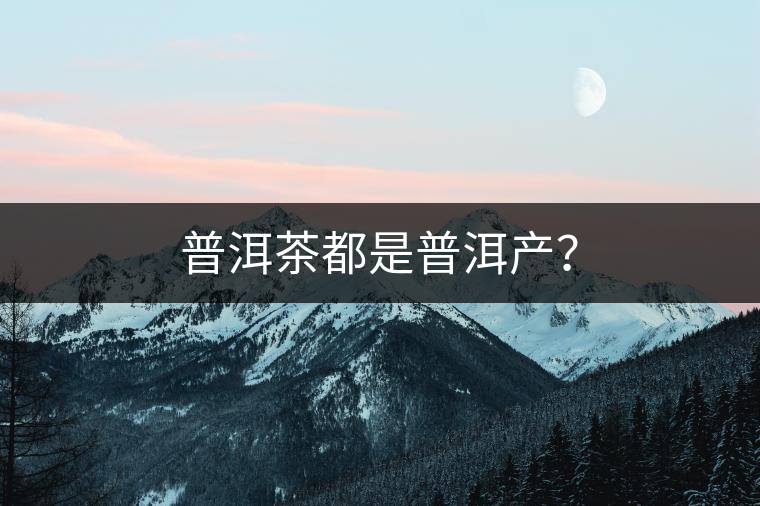 普洱茶都是普洱產(chǎn)? 普洱茶都是普洱產(chǎn)?