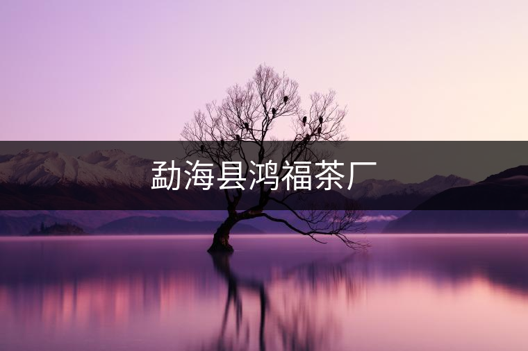 勐?？h鴻福茶廠