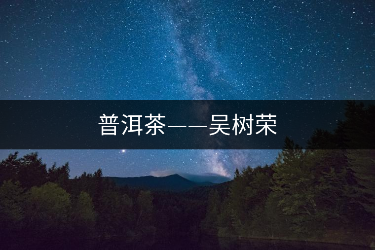 普洱茶——吳樹(shù)榮 普洱茶——吳樹(shù)榮