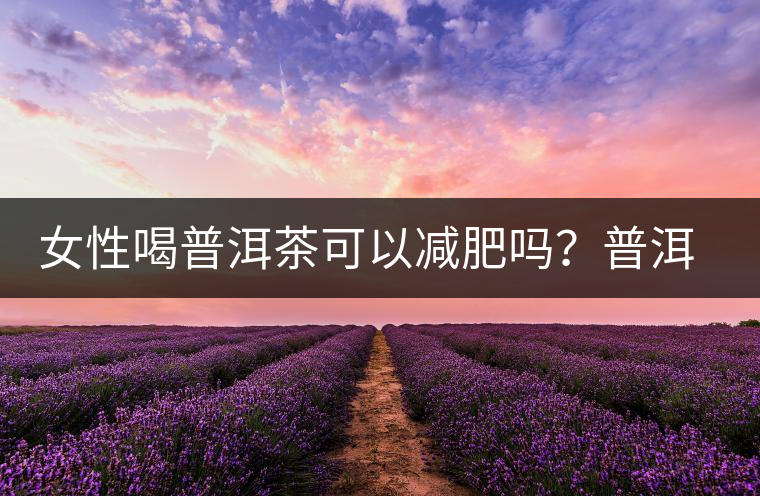 女性喝普洱茶可以減肥嗎？普洱茶的功效又有哪些呢？