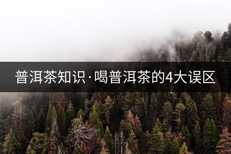 普洱茶知識·喝普洱茶的4大誤區