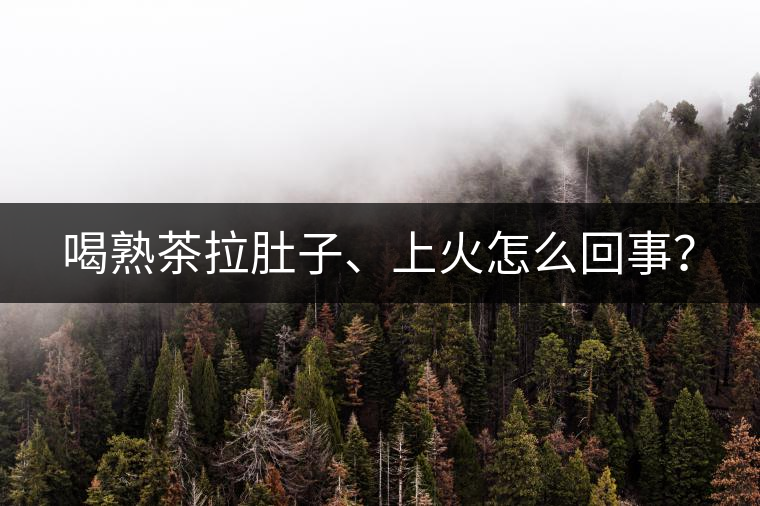 喝熟茶拉肚子、上火怎么回事? 喝熟茶拉肚子、上火怎么回事?