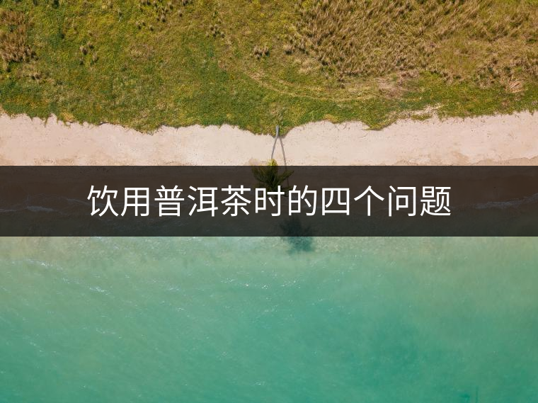 飲用普洱茶時的四個問題 飲用普洱茶時的四個問題