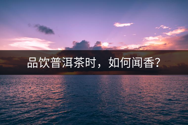 品飲普洱茶時，如何聞香？