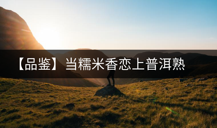 【品鑒】當糯米香戀上普洱熟茶