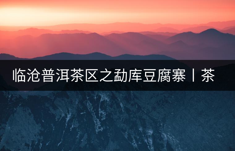 臨滄普洱茶區之勐庫豆腐寨丨茶山 臨滄普洱茶區之勐庫豆腐寨丨茶山