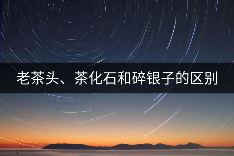 老茶頭、茶化石和碎銀子的區別