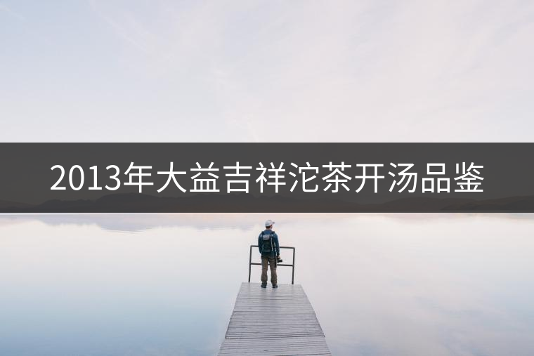 2013年大益吉祥沱茶開湯品鑒 2013年大益吉祥沱茶開湯品鑒