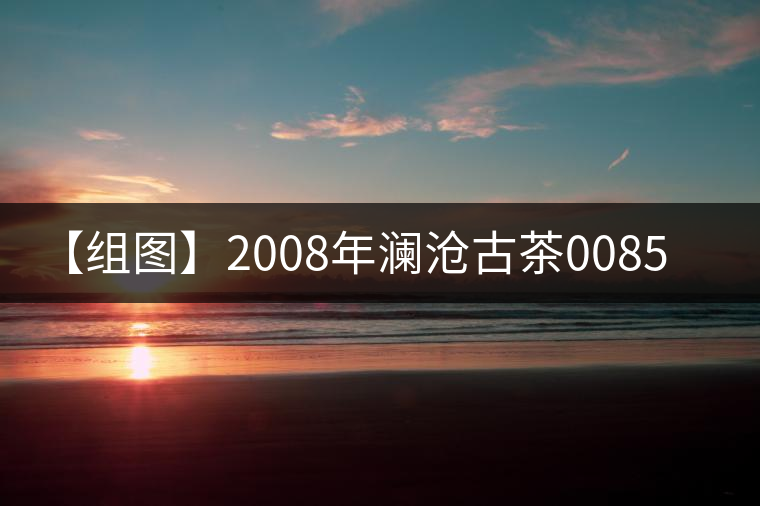 【組圖】2008年瀾滄古茶0085開湯 【組圖】2008年瀾滄古茶0085開湯