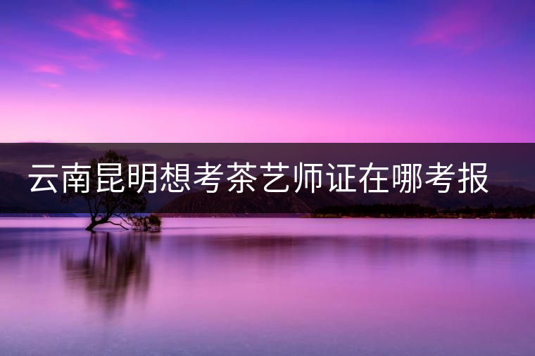 云南昆明想考茶藝師證在哪考報名及考試時間,哪個學校好? 云南昆明想考茶藝師證在哪考報名及考試時間,哪個學校好?
