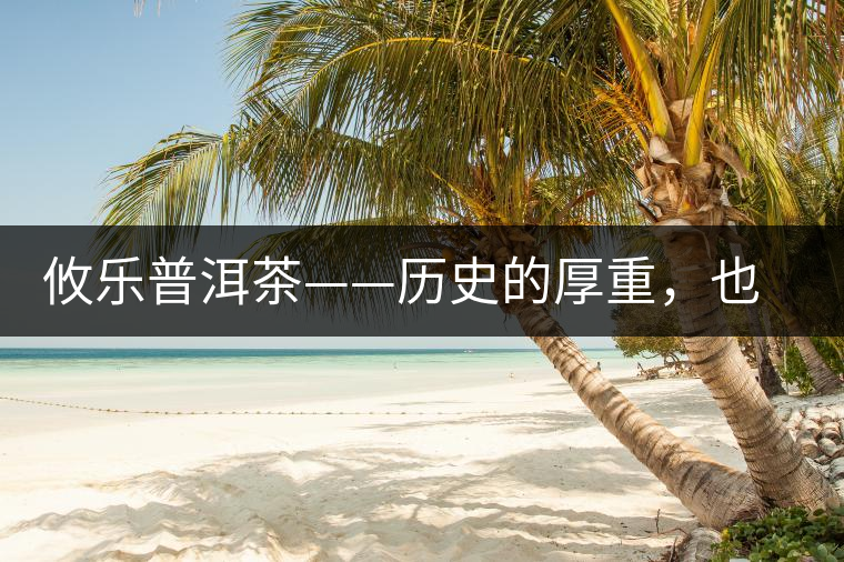 攸樂普洱茶——歷史的厚重，也藏不住山里的陣陣茶香